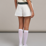Banded Pleated Skirt 百褶褲裙 - BEIGE
