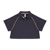 Cropped Polo Shirt 短版POLO衫 - NAVY