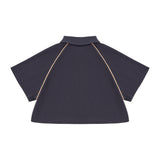 Cropped Polo Shirt 短版POLO衫 - NAVY