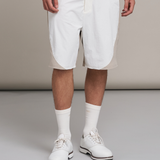 Fairway Shorts 精緻拼接短褲 - BEIGE