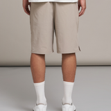 Fairway Shorts 精緻拼接短褲 - BEIGE