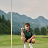 Knitted Golf Shirt - Green