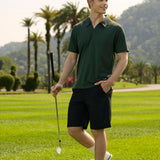 Knitted Golf Shirt - Green
