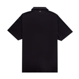 Knitted Golf Shirt - Black
