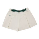 Banded Pleated Skirt 百褶褲裙 - BEIGE