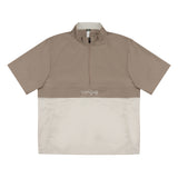 Flap Shirt 拼接運動襯衫 - BROWN