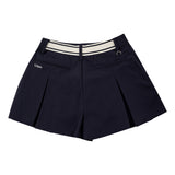 Banded Pleated Skirt 百褶褲裙 - NAVY