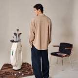 Stripe Shirt 條紋襯衫 - BROWN