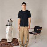 Panel Trouser 條紋長褲 - BROWN