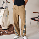 Panel Trouser 條紋長褲 - BROWN