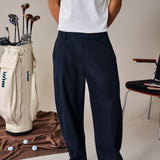 Panel Trouser 條紋長褲 - NAVY