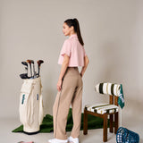 Cropped Polo Shirt 短版 POLO 衫 - LIGHT PINK