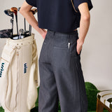 Stripe Trousers 條紋長褲-Dark Gray