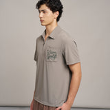Logo Pocket Polo 字標口袋 POLO 衫 - BROWN
