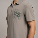 Logo Pocket Polo 字標口袋 POLO 衫 - BROWN