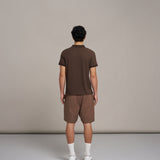 Knitted V Neck Polo 針織V領POLO衫 - BROWN