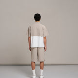 Flap Shirt 拼接運動襯衫 - BROWN