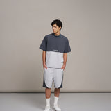 Flap Shirt 拼接運動襯衫 - GREY