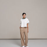 Varsity Collar Polo 經典領POLO衫 - WHITE