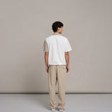 Summit Zip Polo 拼接半開襟POLO衫 - BEIGE