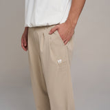 Tee Straight Pants 直筒高球長褲 - BEIGE