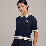 Knitted Polo 針織POLO衫 - NAVY