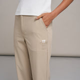 Tee Flared Pants 微喇叭長褲 - BEIGE